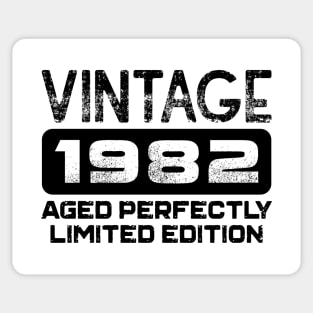 Birthday Gift Vintage 1982 Aged Perfectly Sticker